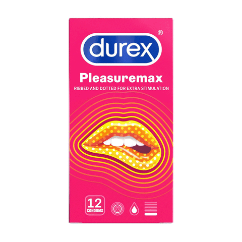 Bao cao su Durex Pleasuremax - Size lớn 56mm gân và điểm nổi - Hộp
