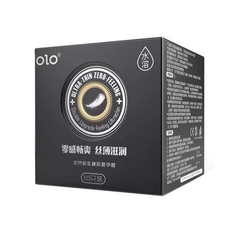 Bao cao su OLO 0.01 Ultrathin Zero Feeling - Siêu mỏng gai hương vani -