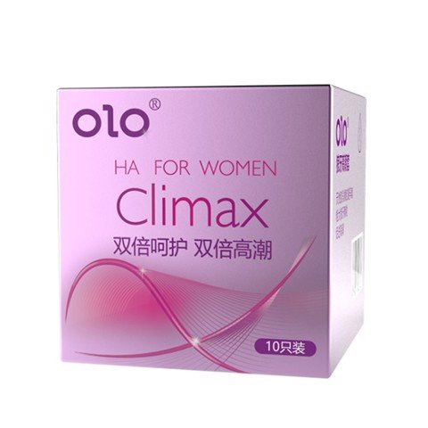 Bao cao su OLO 0.01 Climax Ha For Women - Siêu mỏng dưỡng ẩm gai