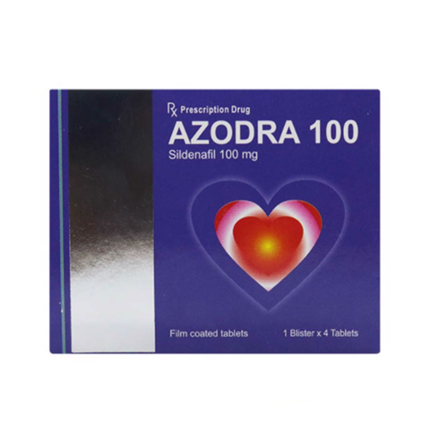 Viên uống hỗ trợ cương dương tăng cường sinh lý Azodra 100mg - Hộp 4