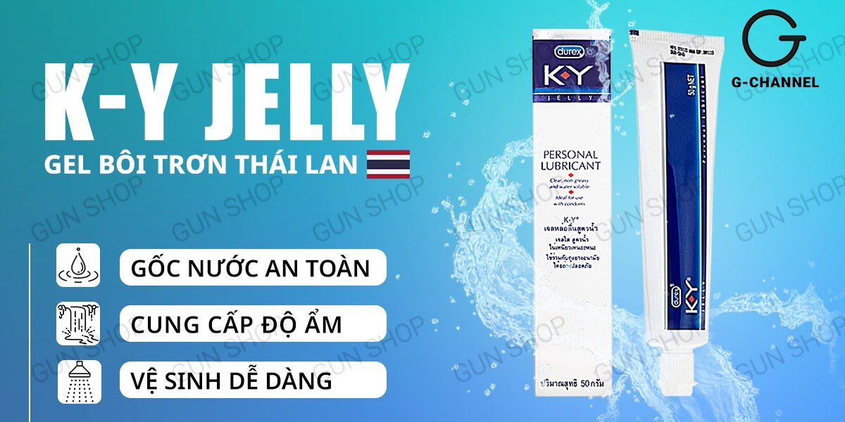 Gel bôi trơn Thái Lan K-Y Jelly - 50ml