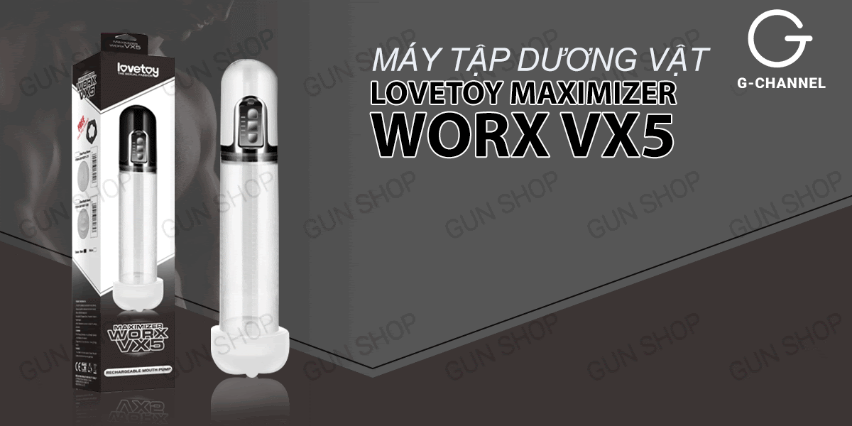 Máy tập dương vật tự động cao cấp - Lovetoy Maximizer Worx VX5