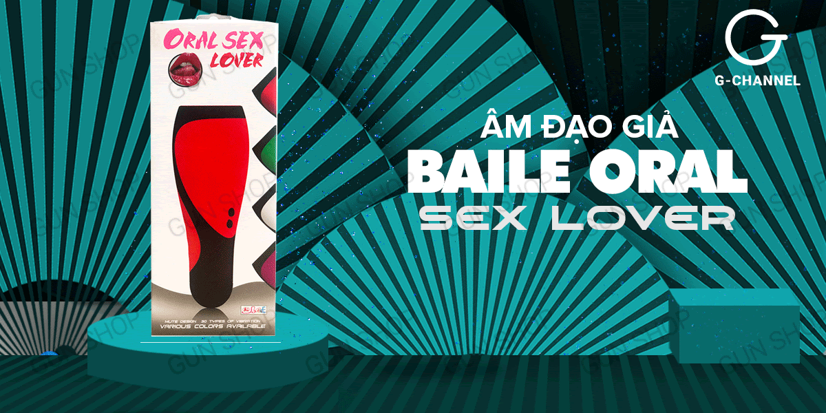 Âm đạo giả 30 chế độ rung, dùng pin - Baile Oral Sex Lover