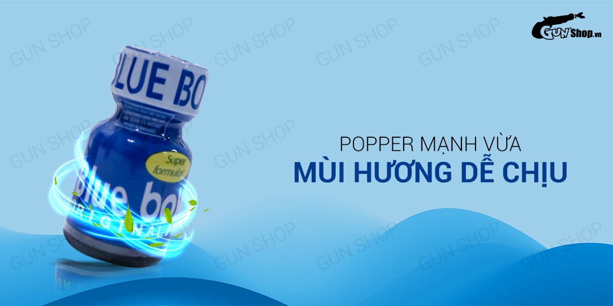 Chai hít tăng khoái cảm Popper Blue Boy - Chai 10ml
