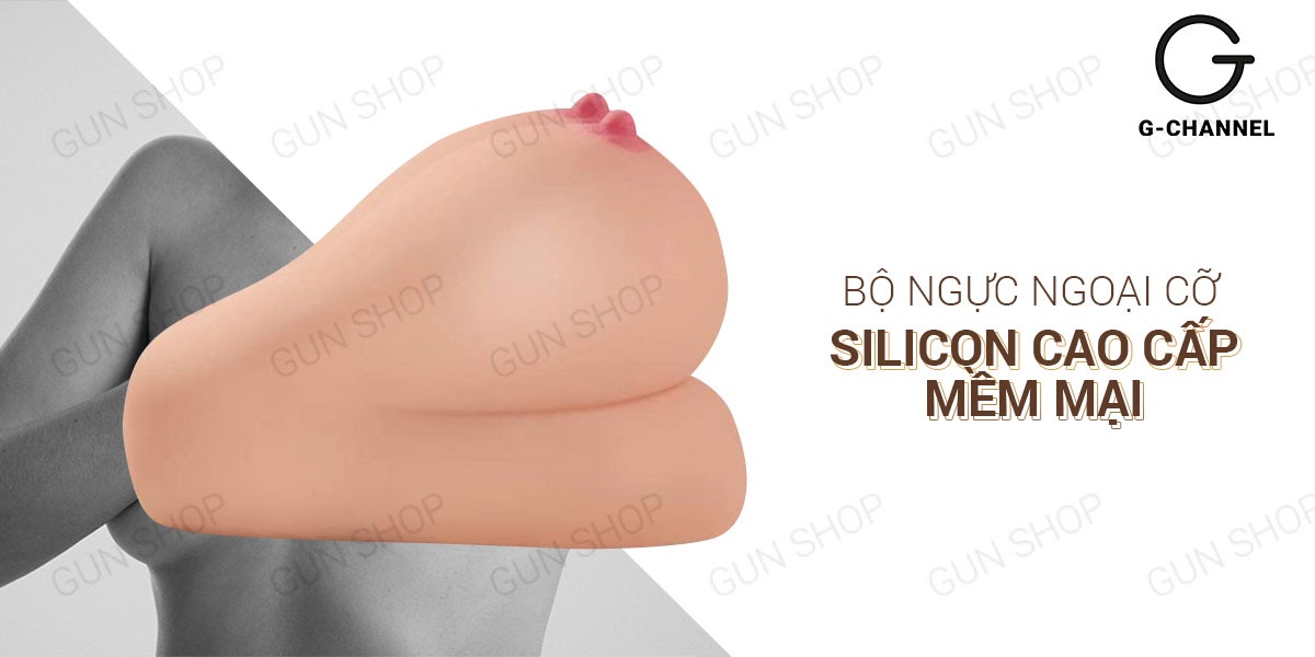 Ngực giả, âm đạo amp; hậu môn silicon trần cao cấp mềm mịn - Man Mastuebator 3kg